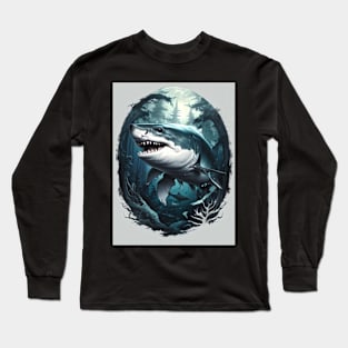 Great White Shark Long Sleeve T-Shirt